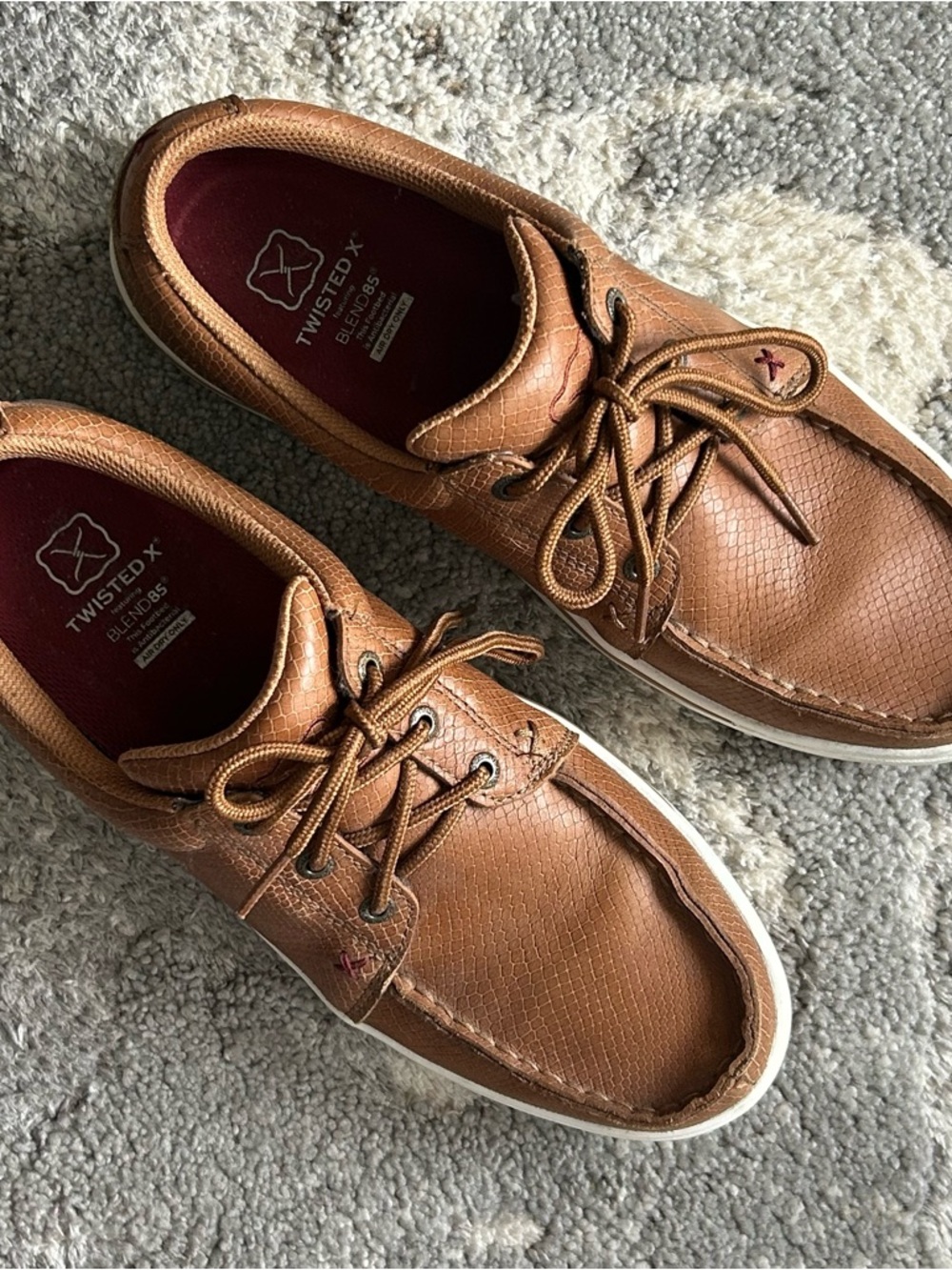 Twisted X shoes. Like new condition. Tan/brown. Size 9.5
